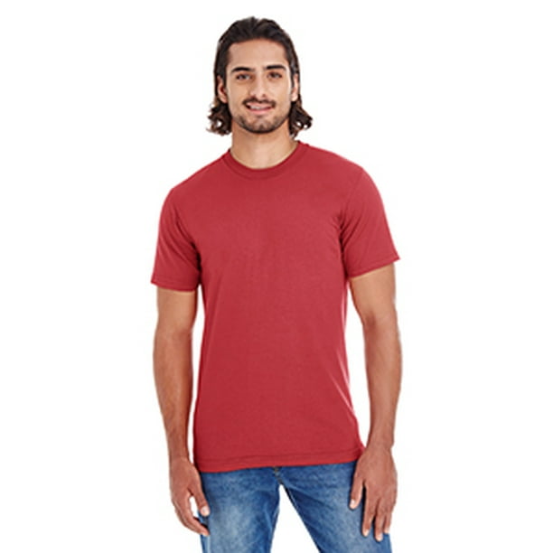 Cedar Size American Apparel Men/'s Organic Fine Short Sleeve Classic V-Neck XL